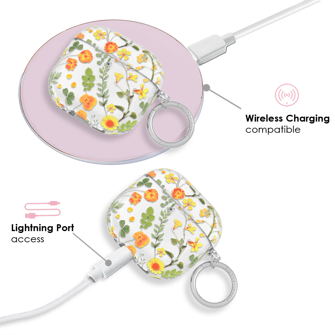 Whimsical Floral AirPod Case