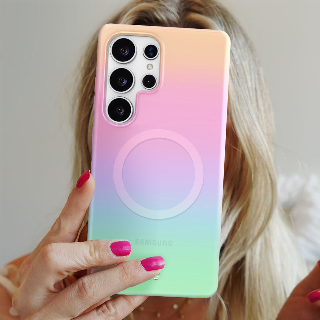 White Opal Samsung Case