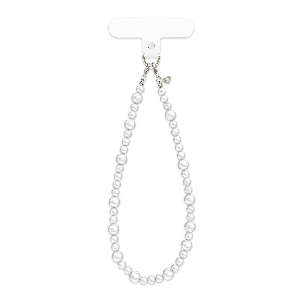 White Pearl Phone Charm