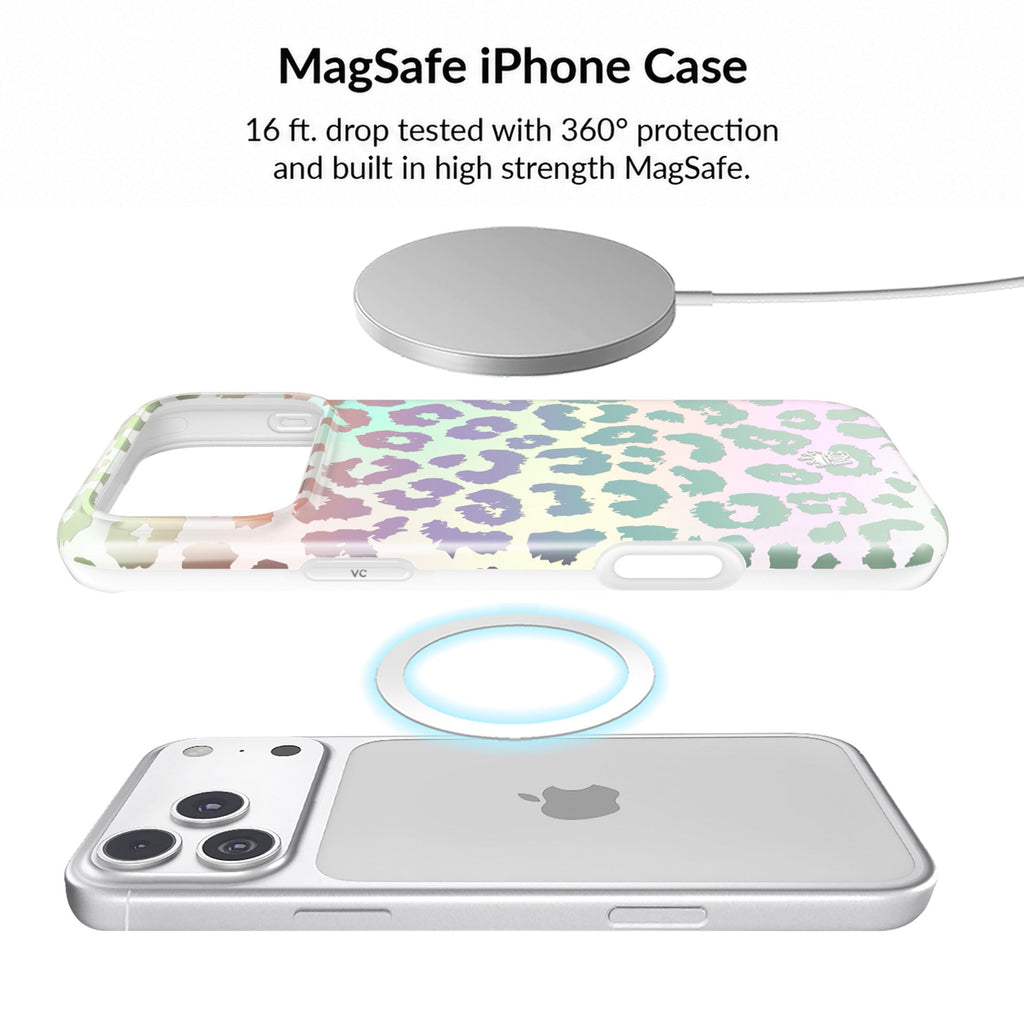 White Opal Leopard iPhone Bundle Set
