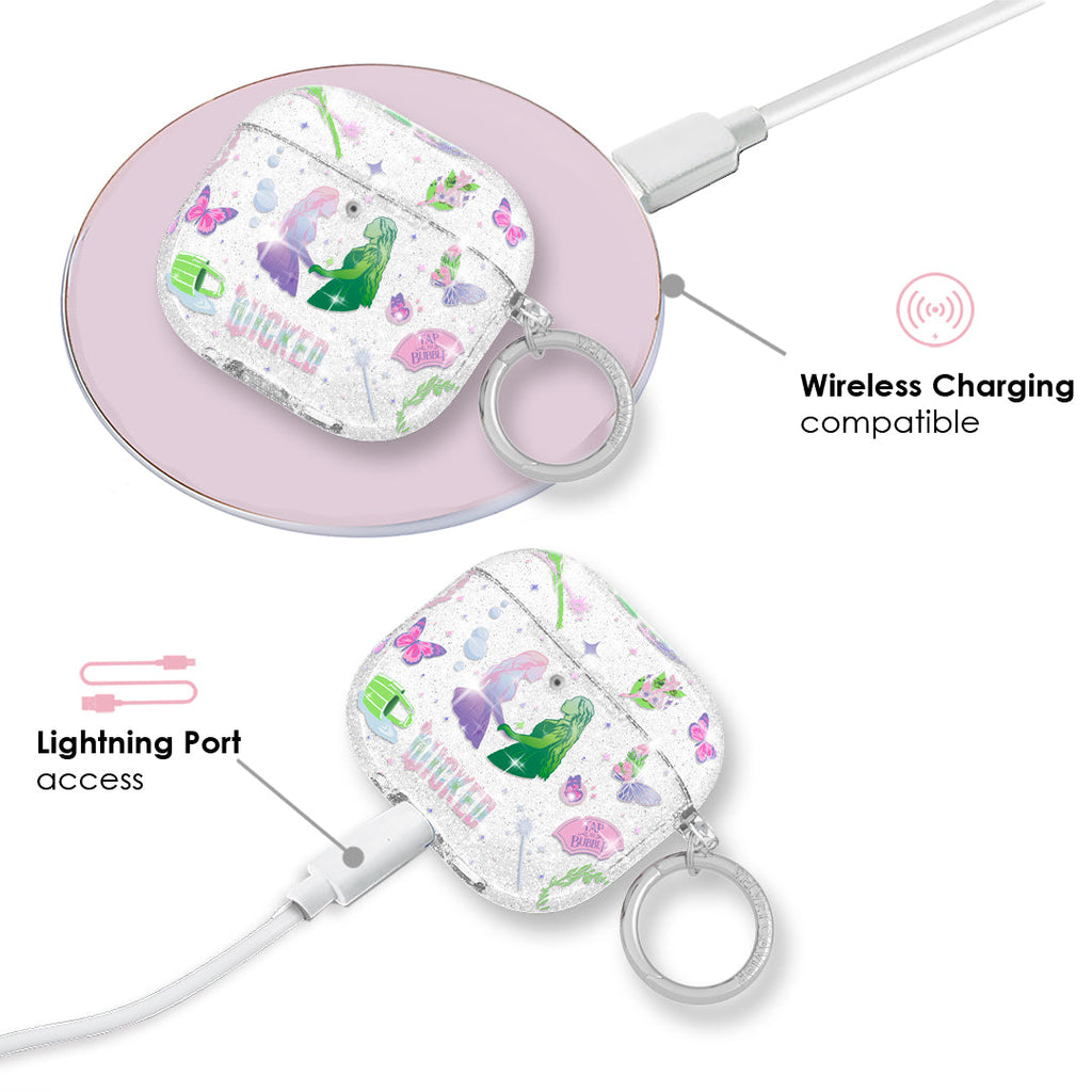 Wicked For Good Glitter AirPod Case
