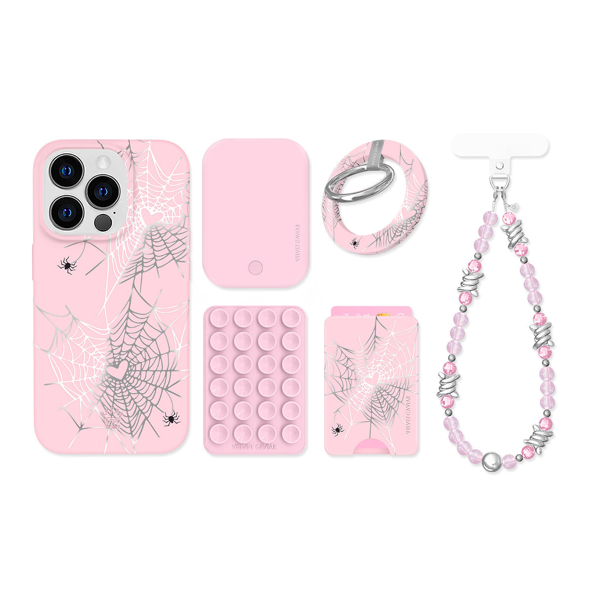 Widow’s Web Chrome iPhone Bundle Set