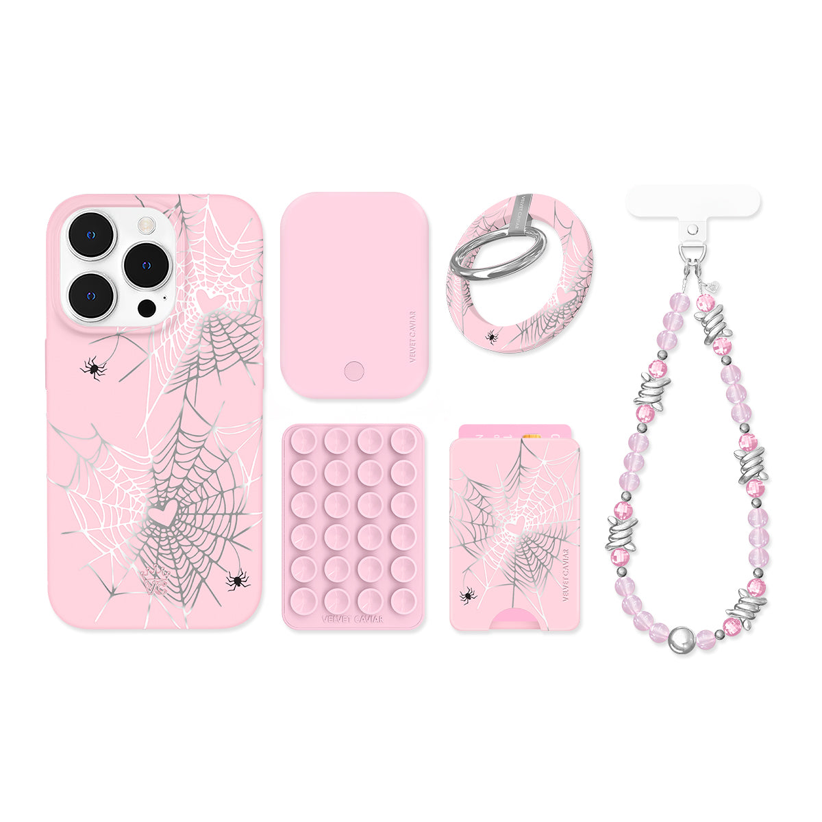 Widow’s Web Chrome iPhone Bundle Set