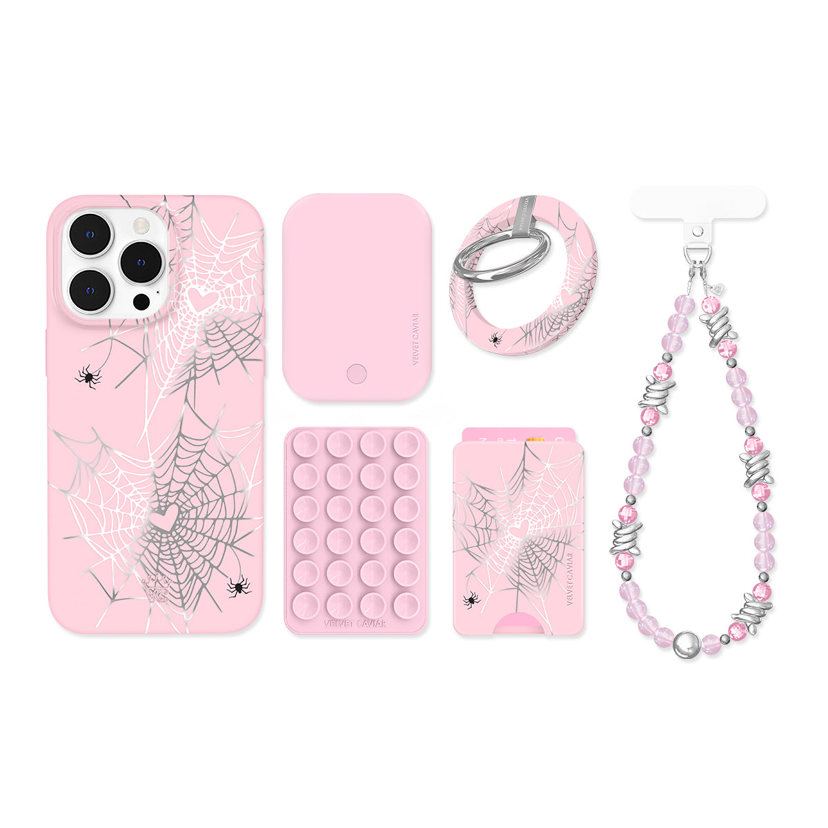 Widow’s Web Chrome iPhone Bundle Set