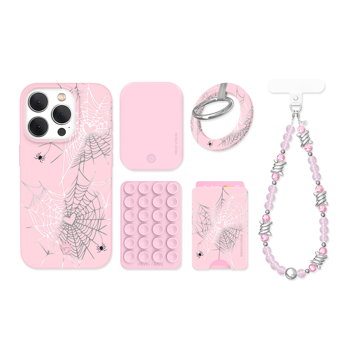 Widow’s Web Chrome iPhone Bundle Set
