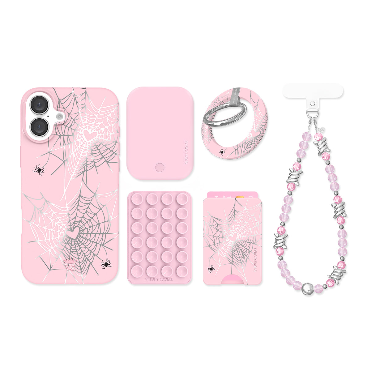 Widow’s Web Chrome iPhone Bundle Set