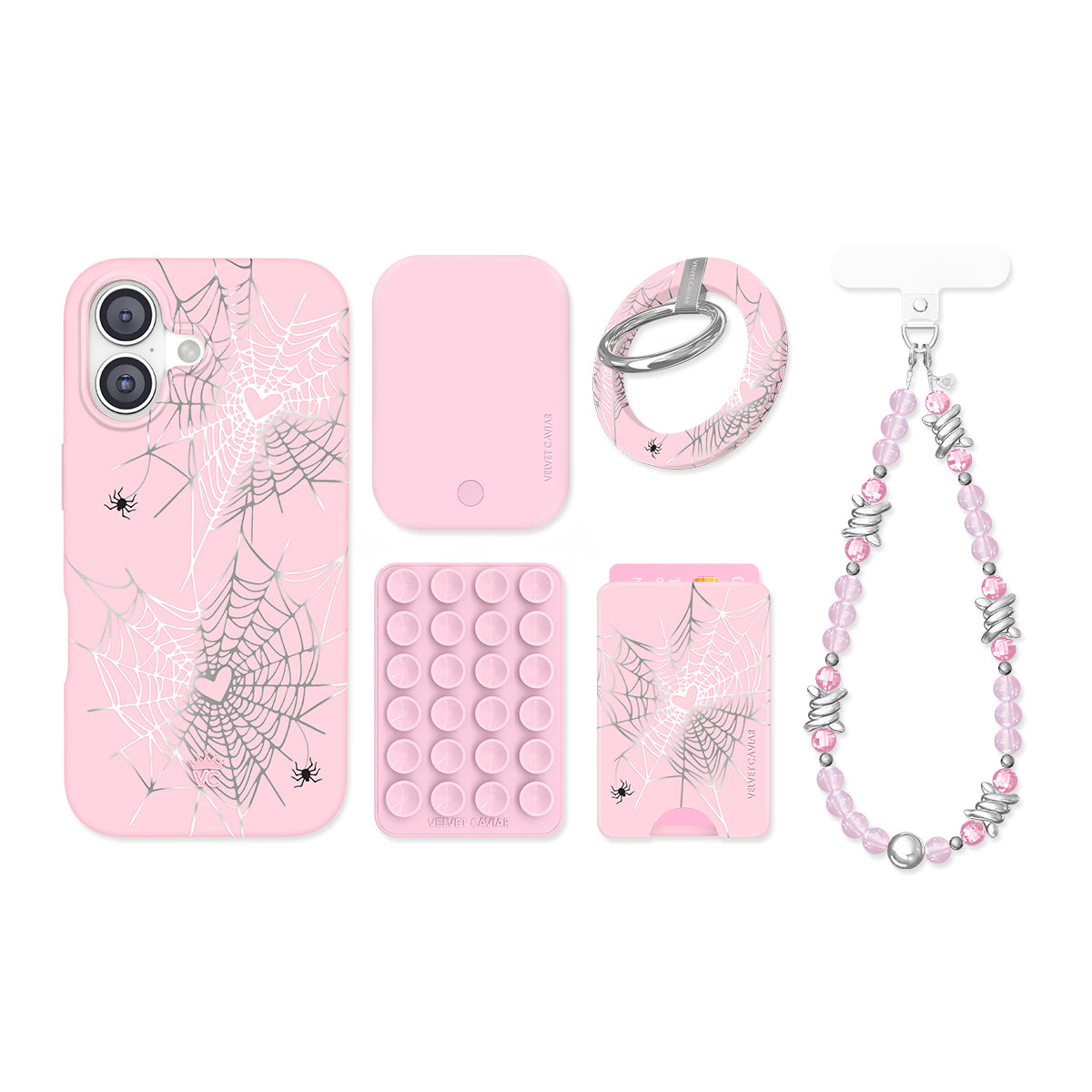 Widow’s Web Chrome iPhone Bundle Set