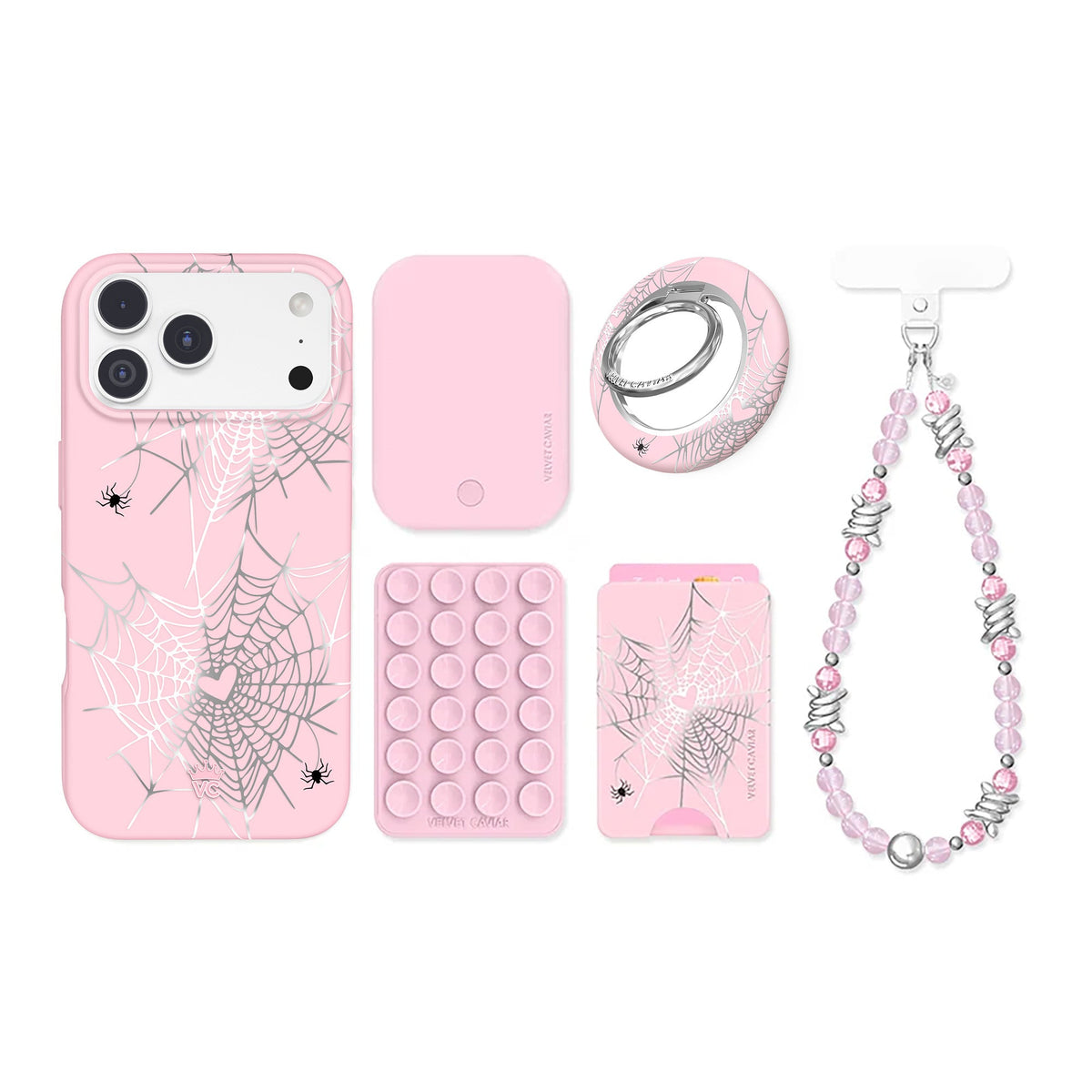 Widow’s Web Chrome iPhone Bundle Set