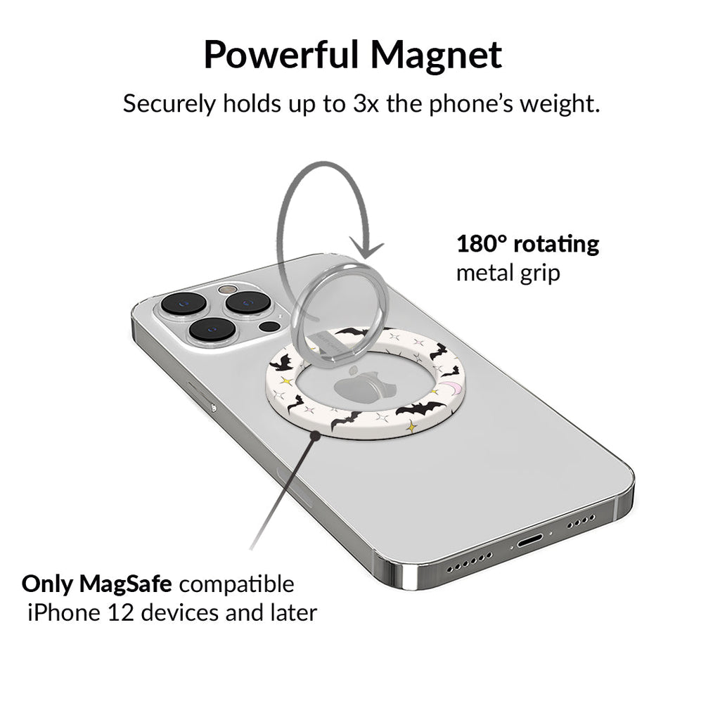Witching Hour Bats MagSafe Grip Ring