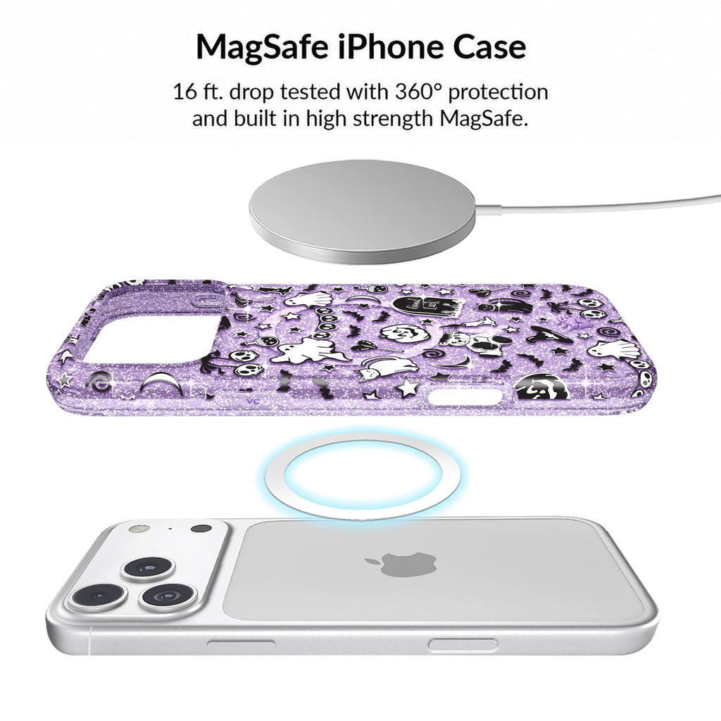 Witchy Lilac Glitter iPhone Bundle Set