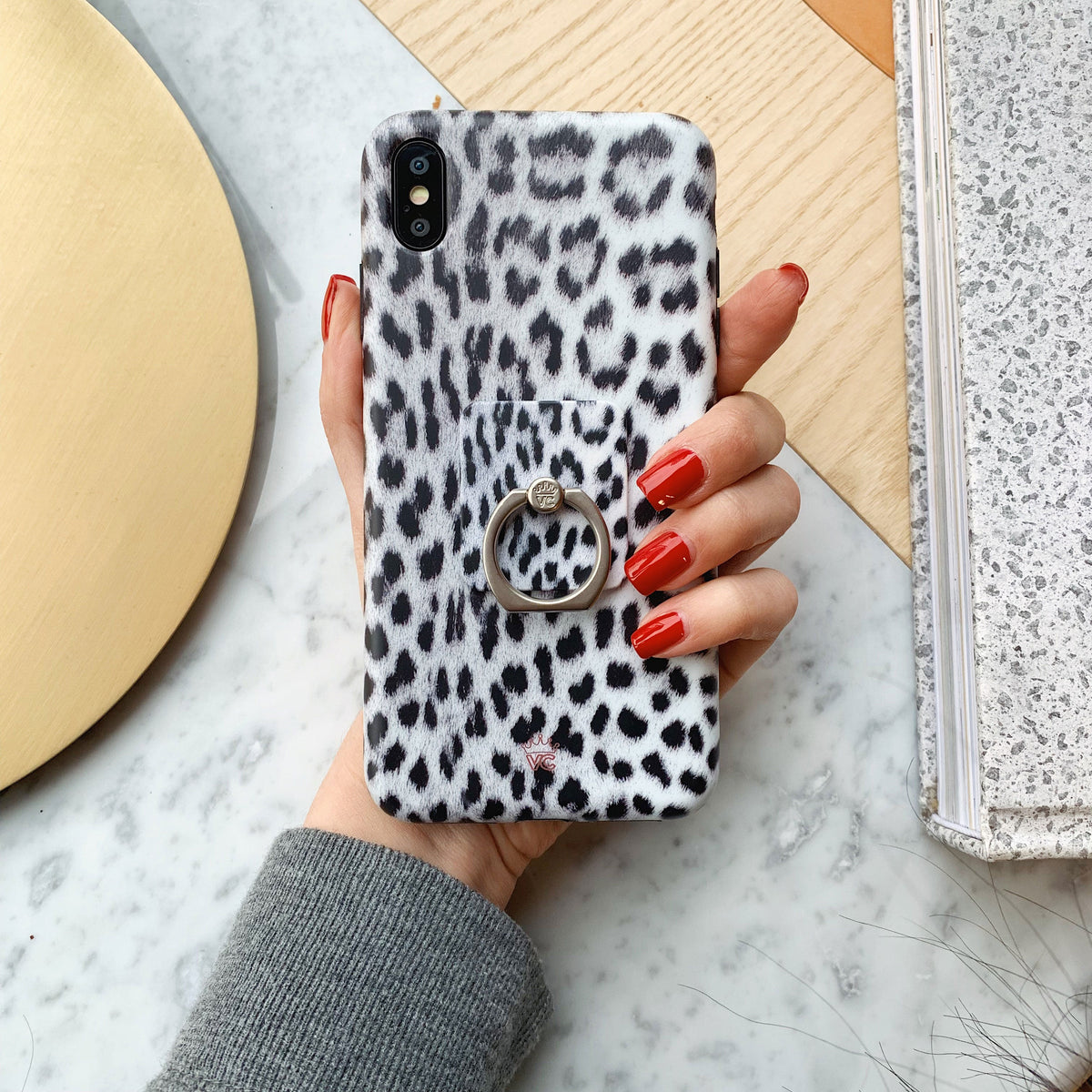 Snow Leopard iPhone Case