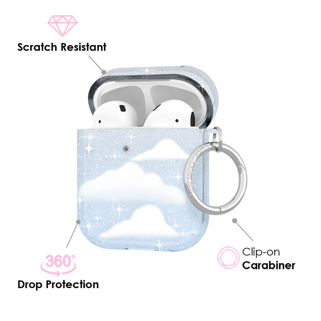 In the Clouds Stardust AirPod Case
