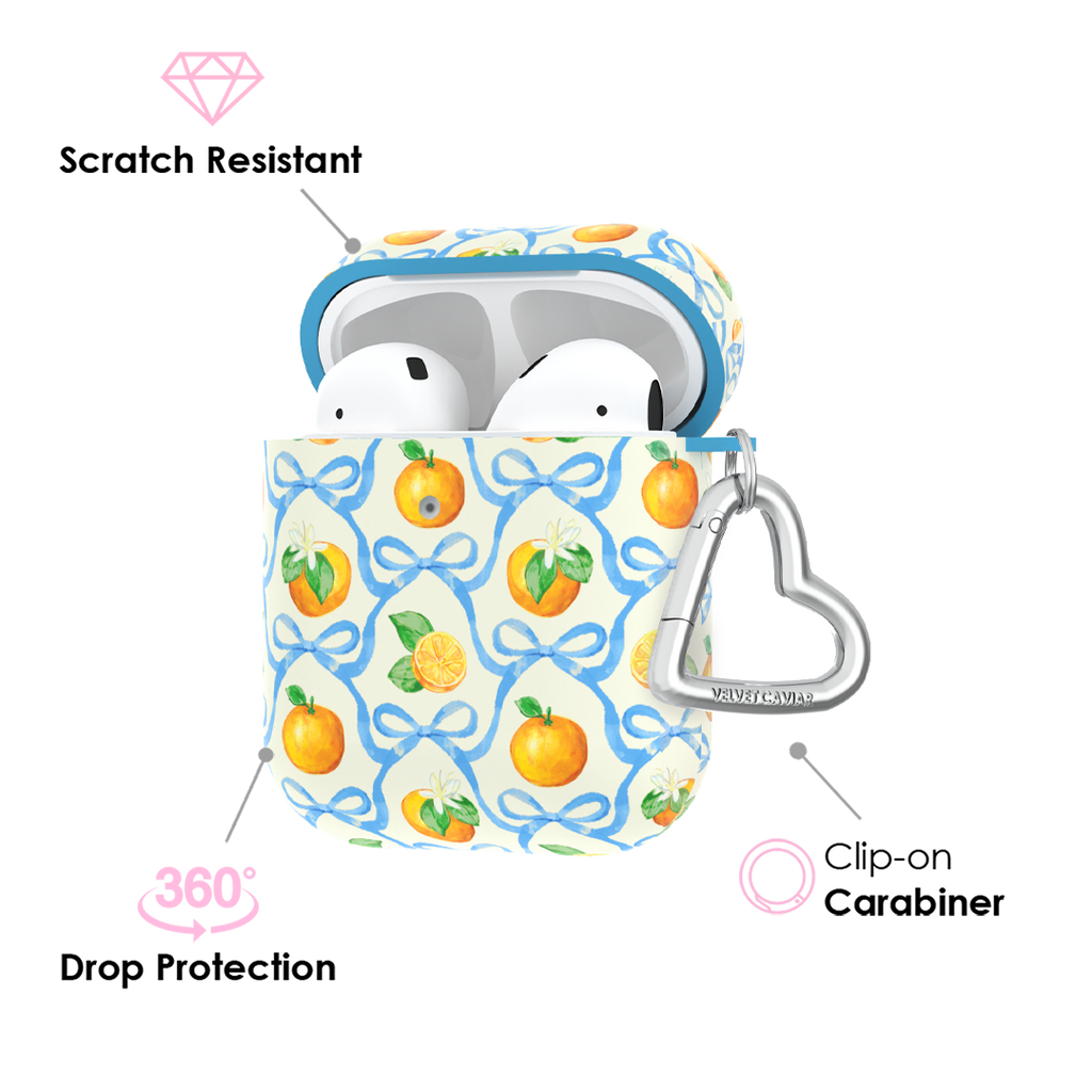 Orange Blossom AirPod Case