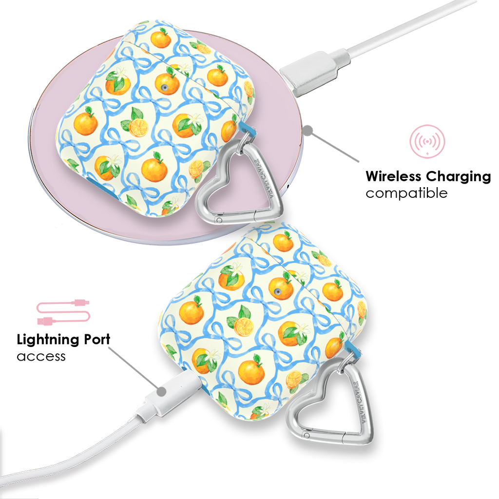 Orange Blossom AirPod Case