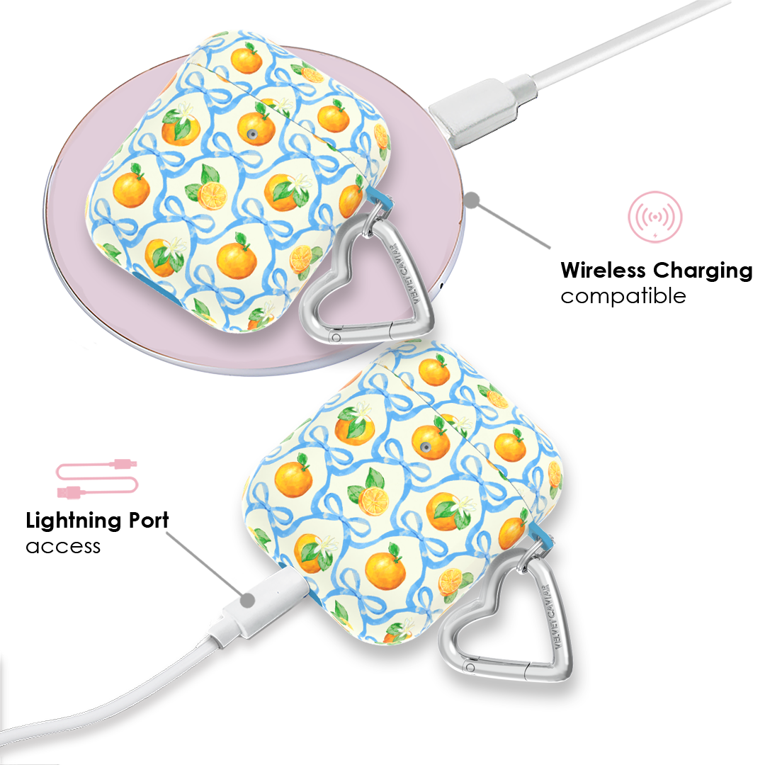 Orange Blossom AirPod Case