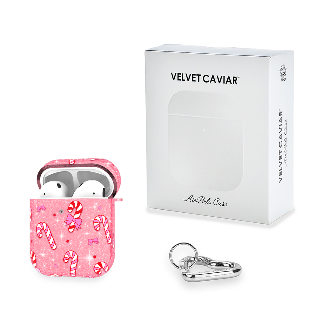 Pink Peppermint Princess AirPod Case