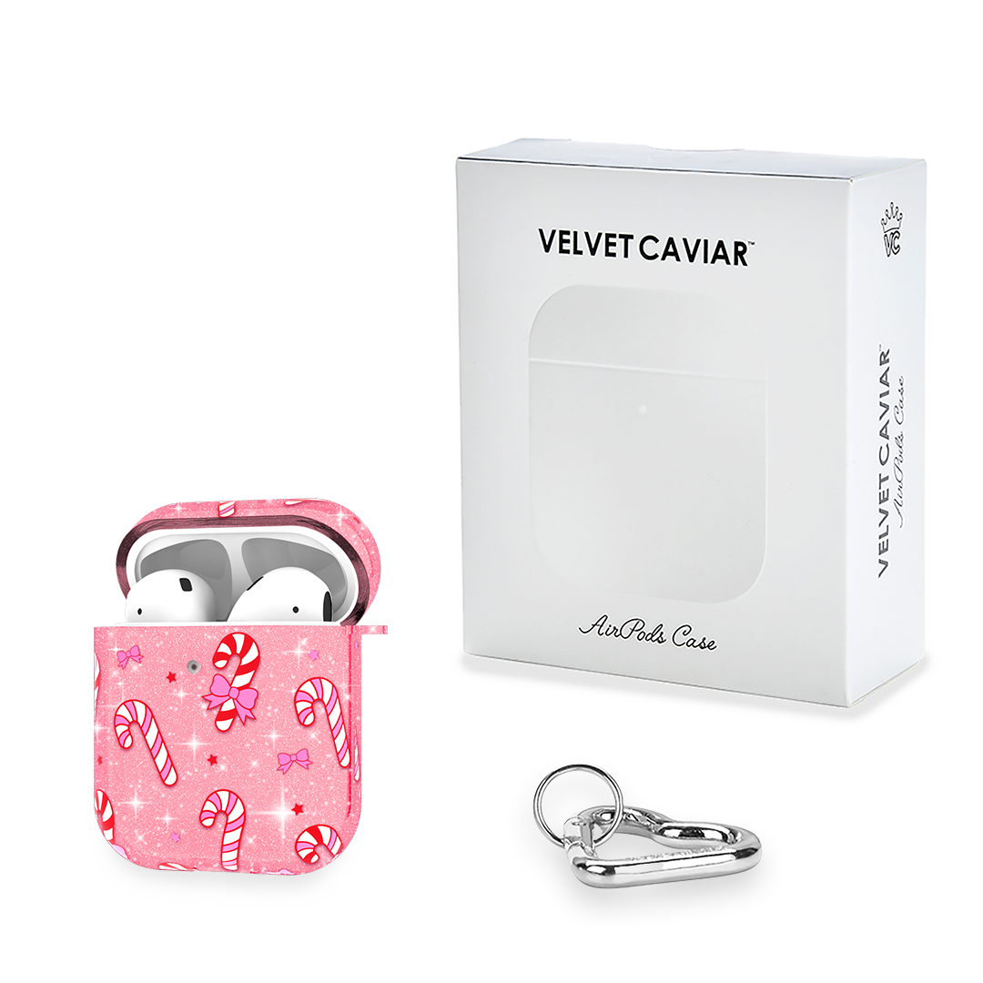 Pink Peppermint Princess AirPod Case