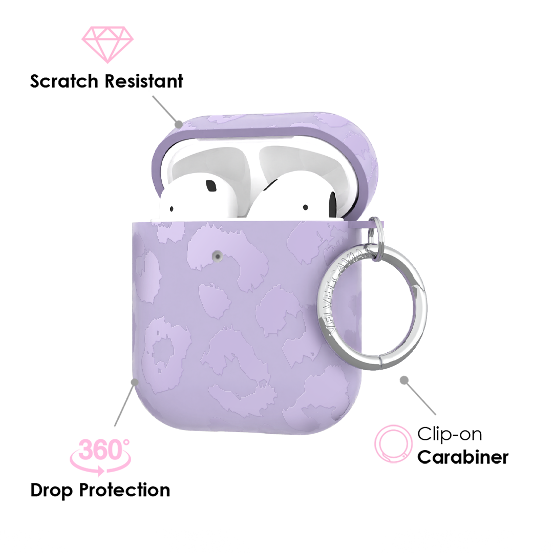 Lilac Leopard AirPod Case