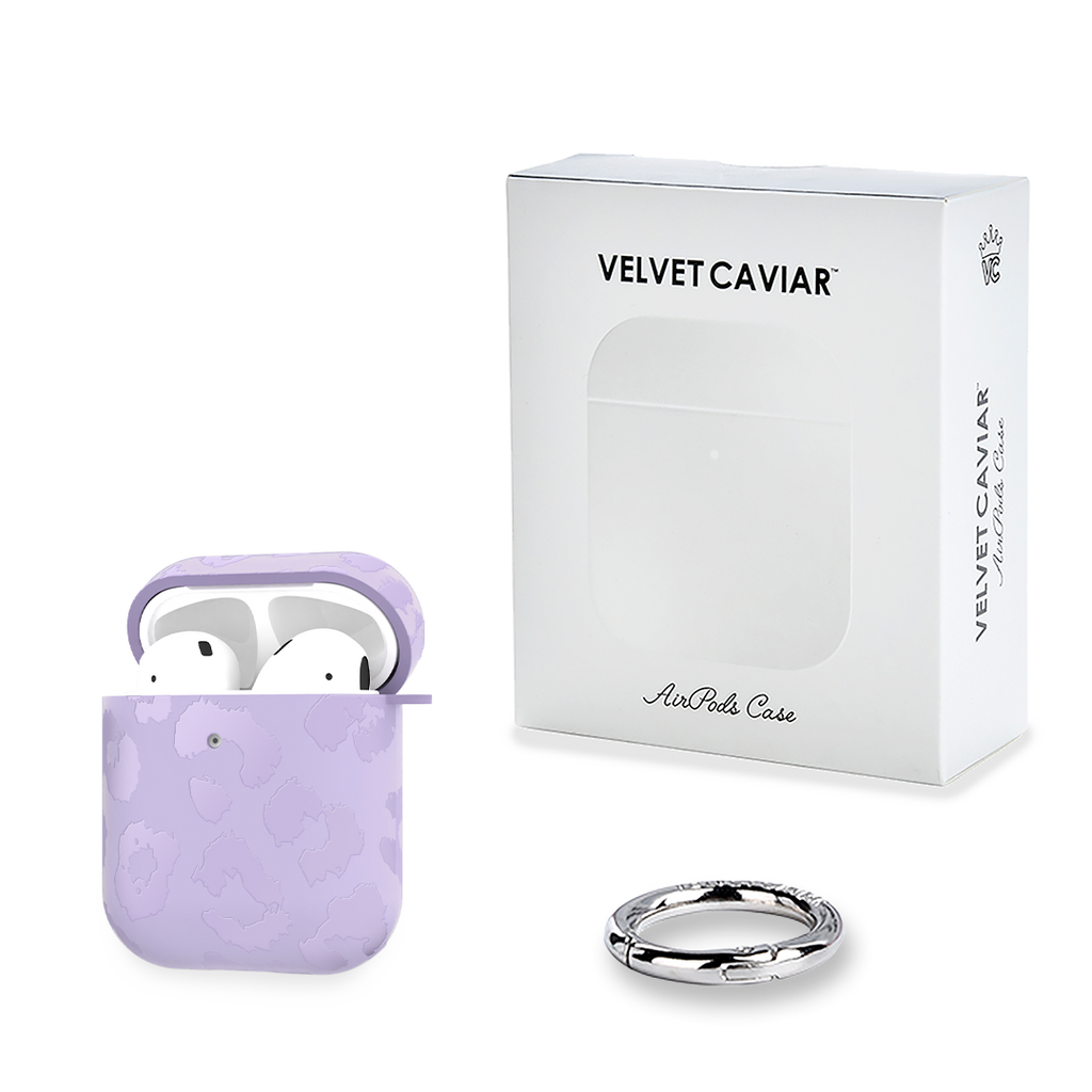Lilac Leopard AirPod Case