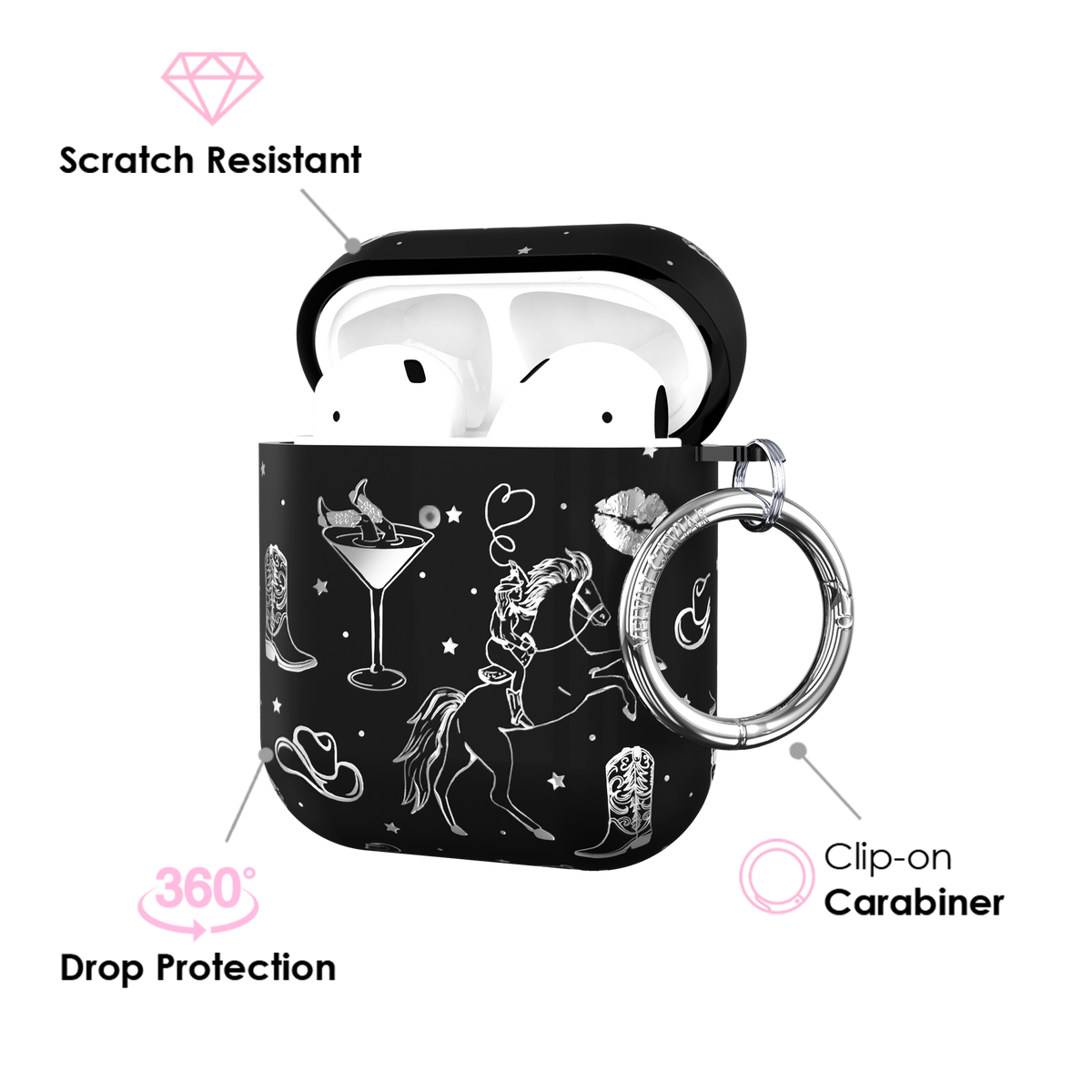 Disco Cowgirl AirPod Case