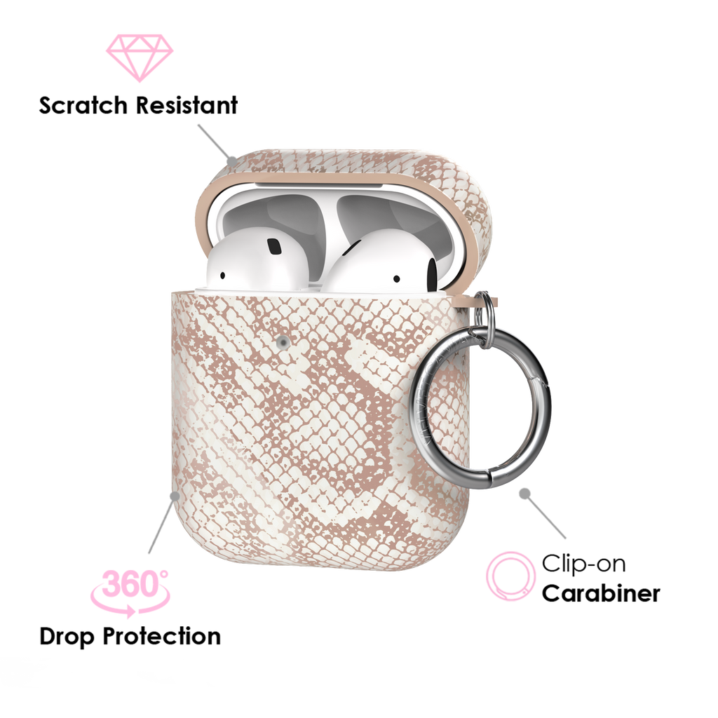 Nude Python AirPod Case