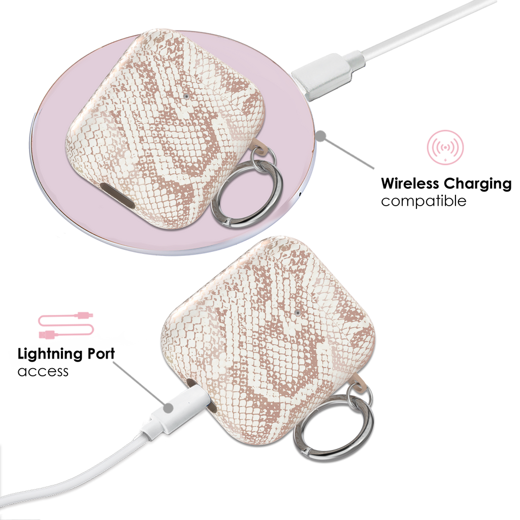 Nude Python AirPod Case