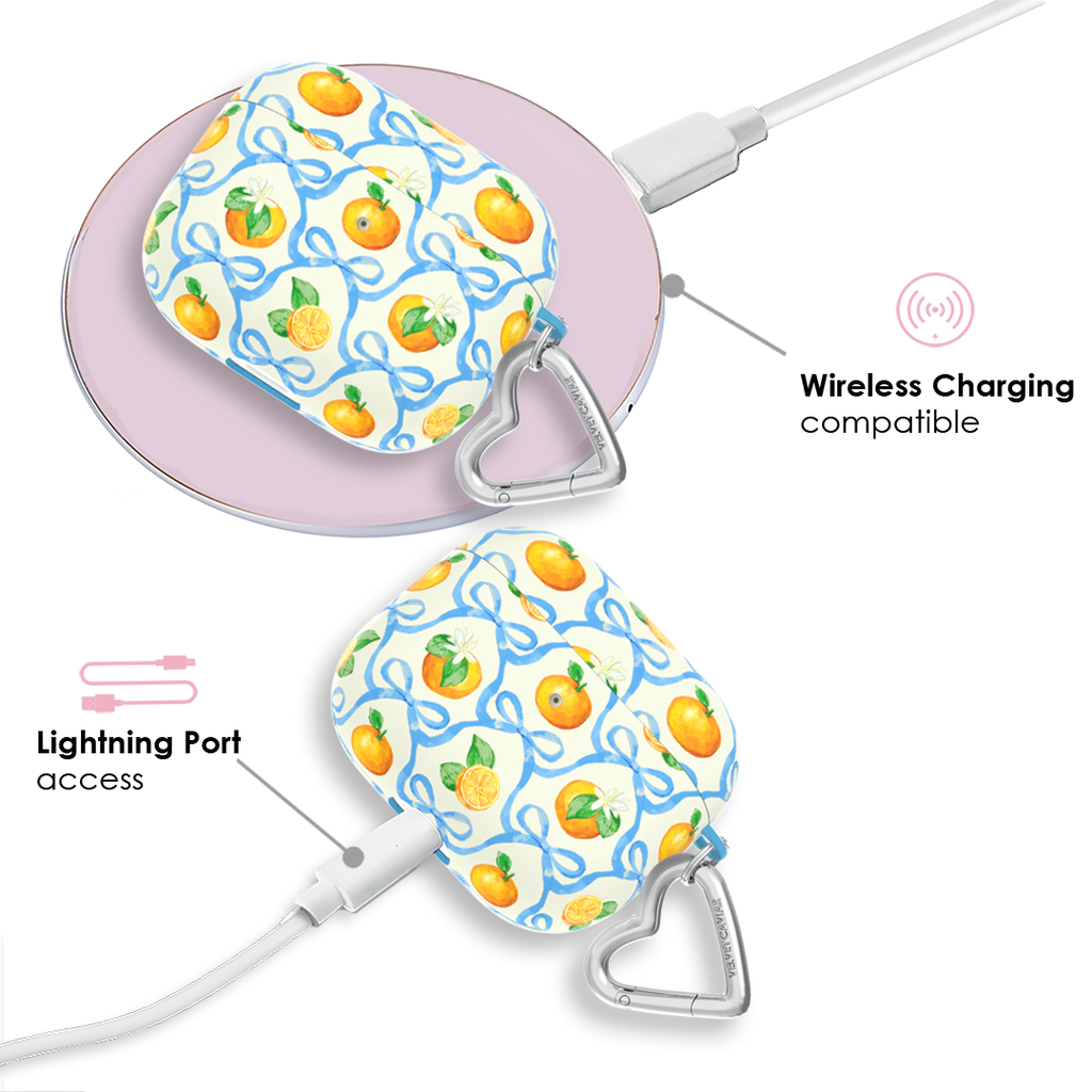 Orange Blossom AirPod Case