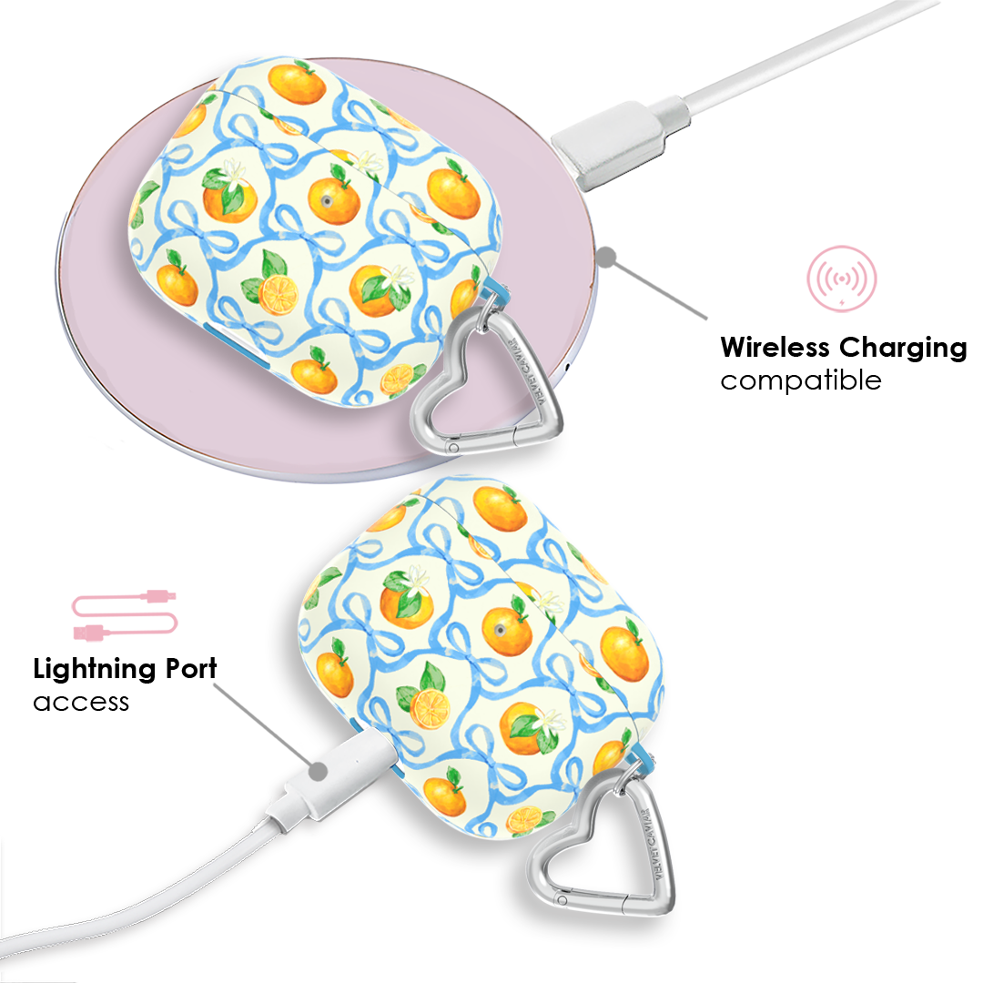 Orange Blossom AirPod Case