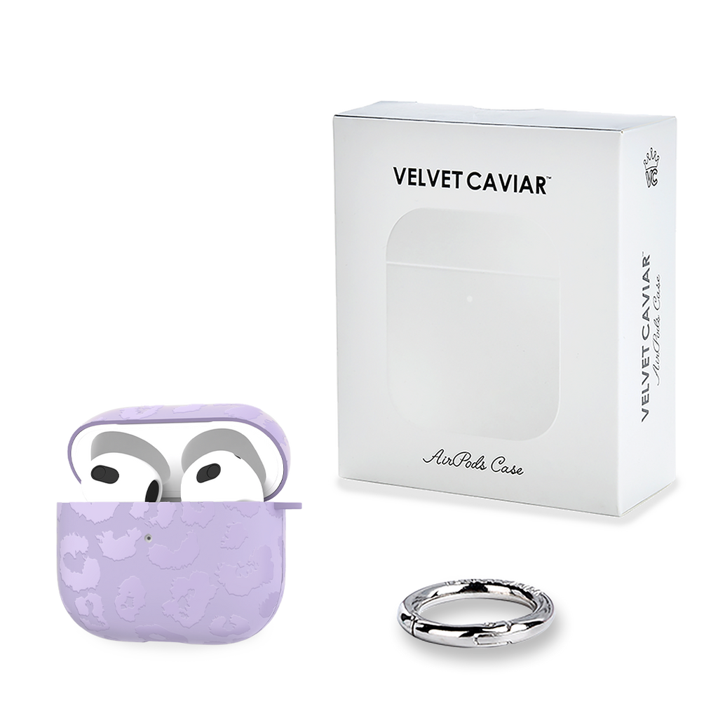 Lilac Leopard AirPod Case