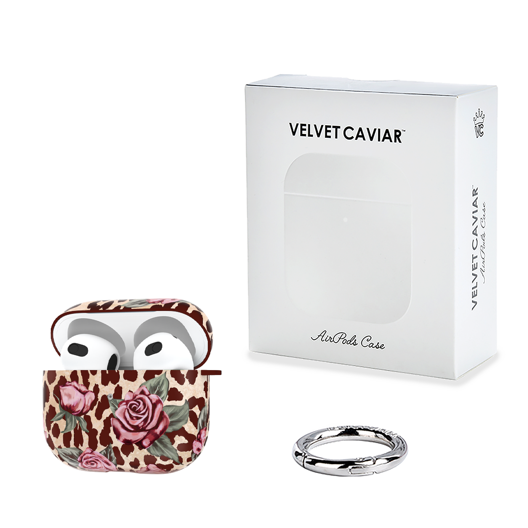 Rosy Leopard AirPod Case