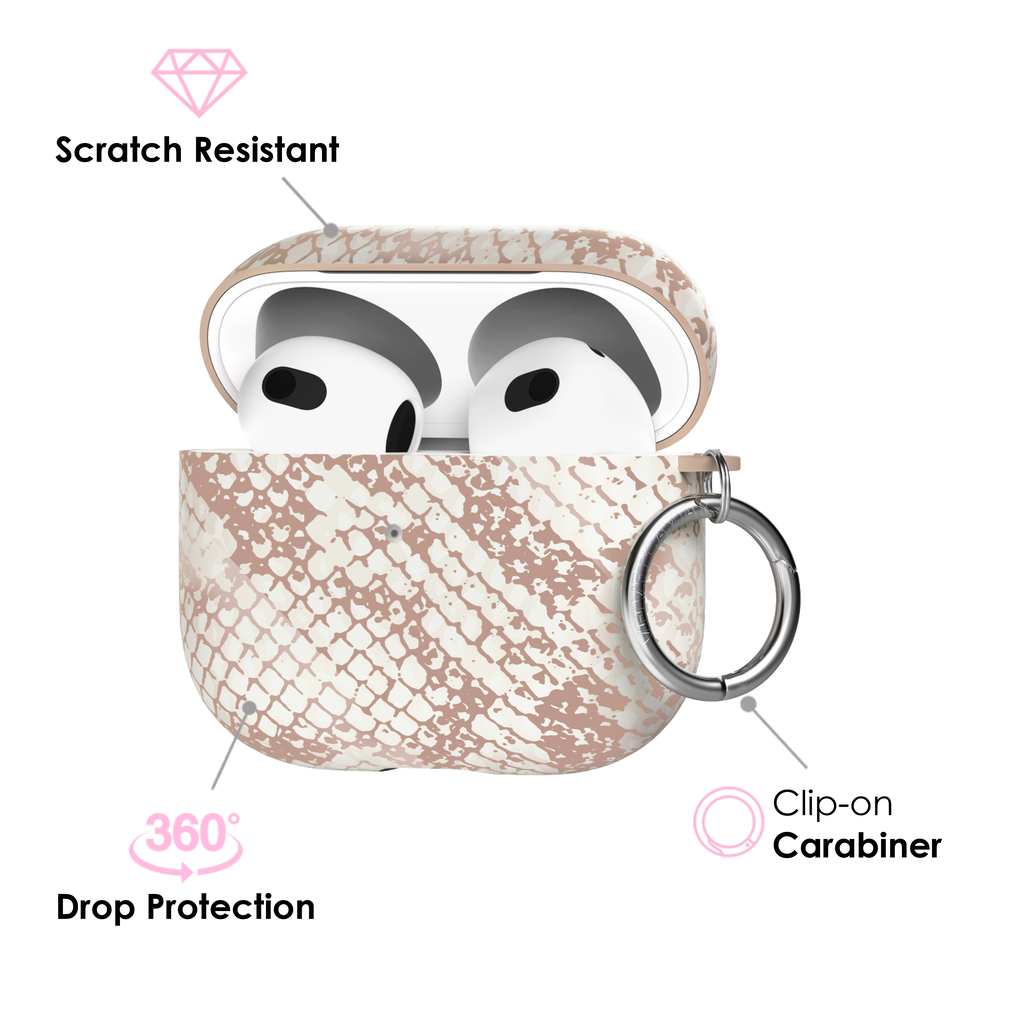 Nude Python AirPod Case
