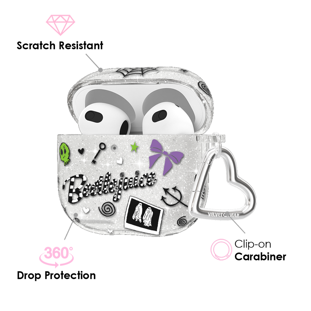 Beetlejuice Ghost with the Most AirPod Case