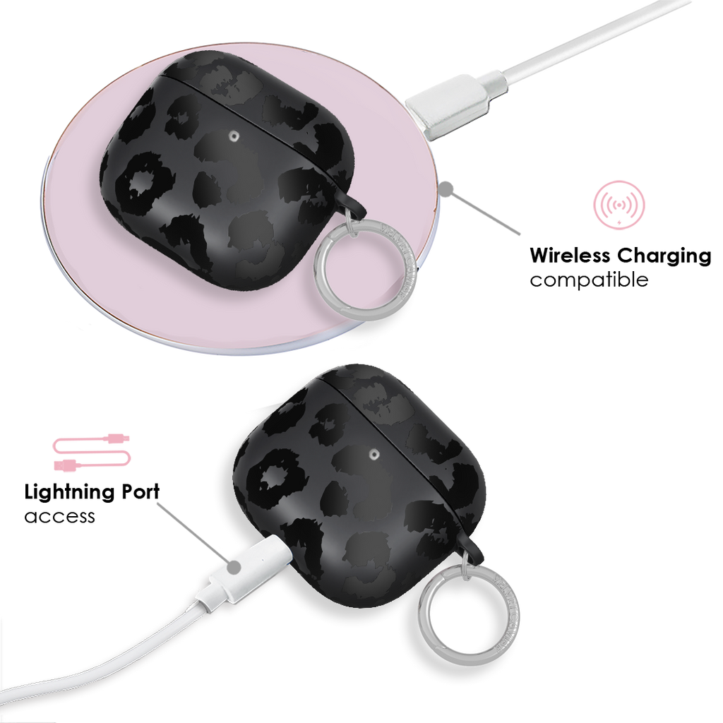 Black Leopard AirPod Case