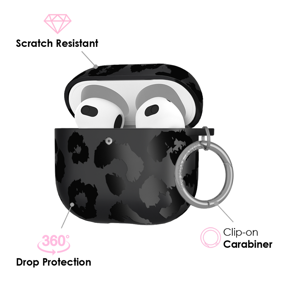Black Leopard AirPod Case