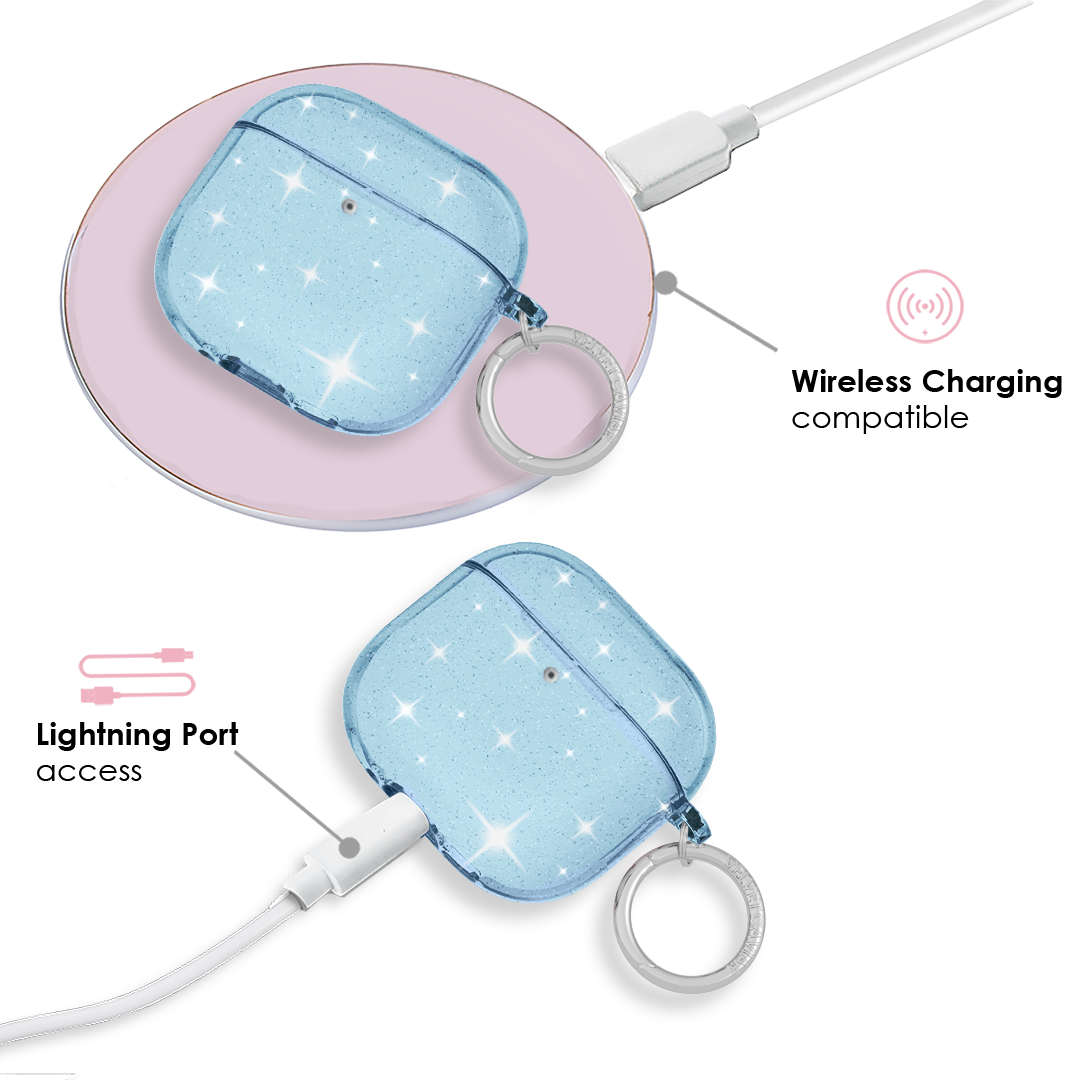 Blue Stardust AirPod Case