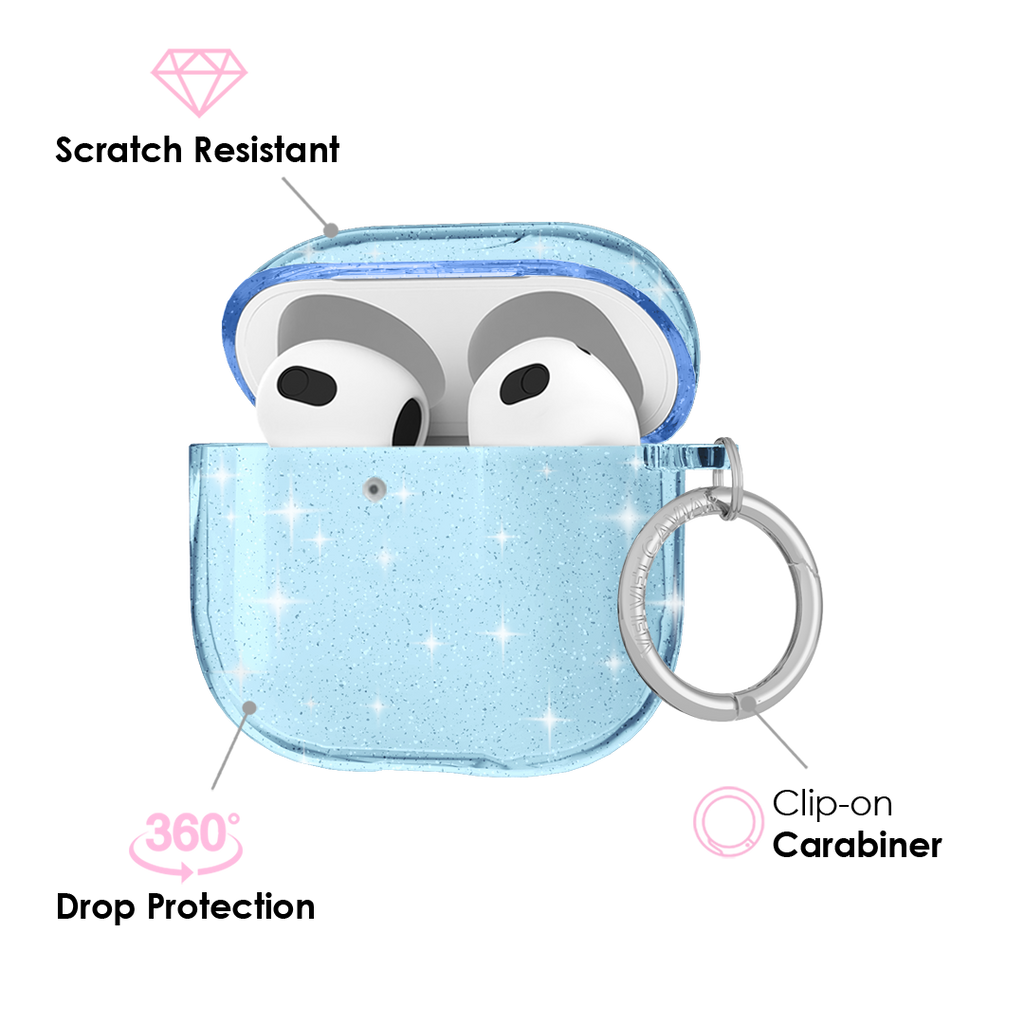 Blue Stardust AirPod Case