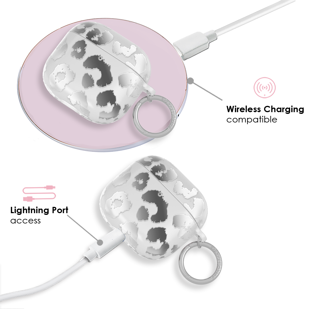 Chrome Leopard AirPod Case