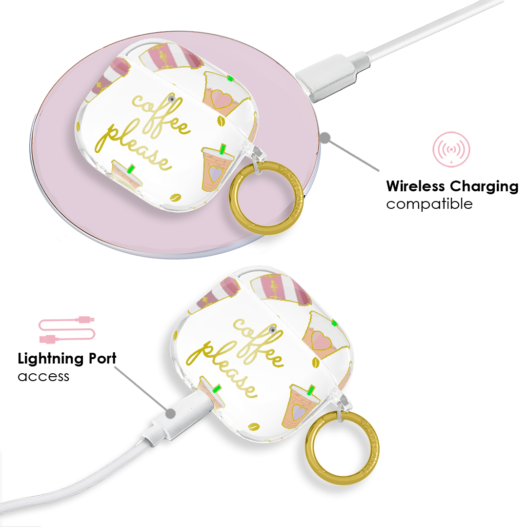 Coffee Airpods Case