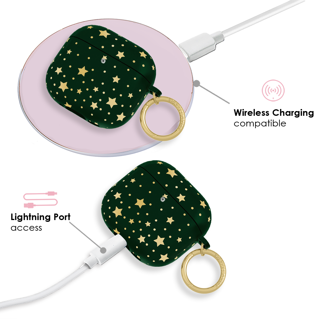 Evergreen Stars AirPod Case