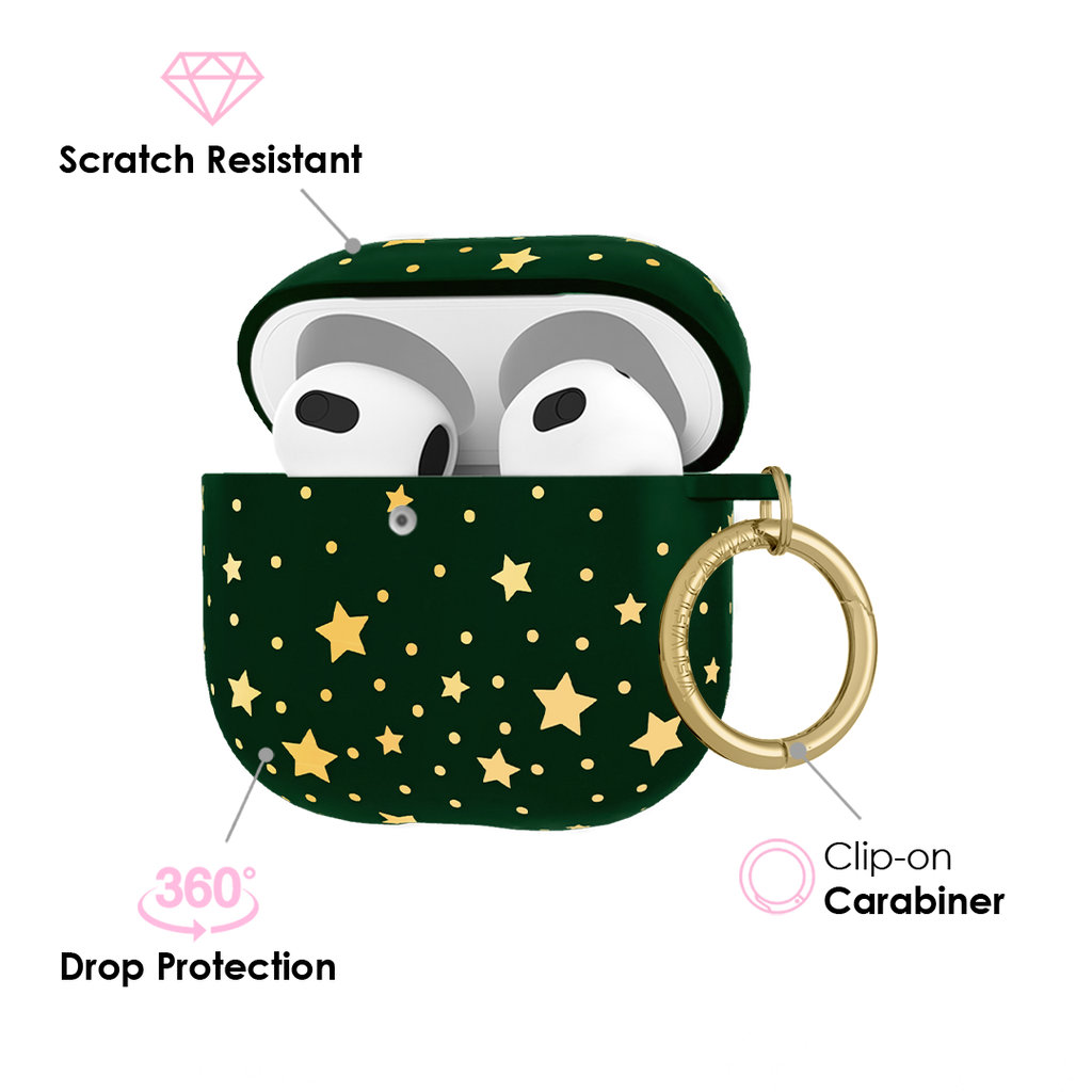 Evergreen Stars AirPod Case
