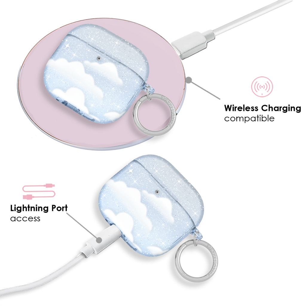 In the Clouds Stardust AirPod Case
