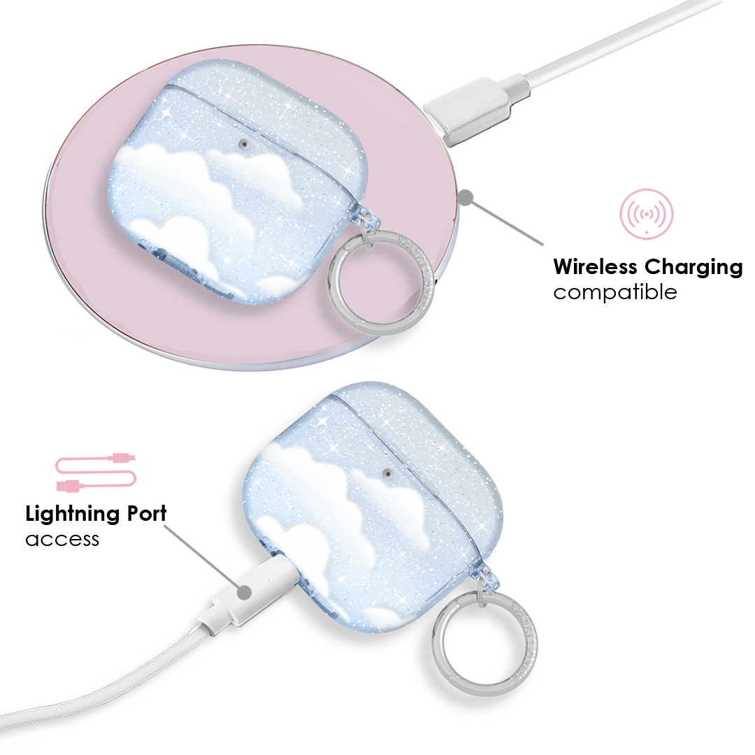 In the Clouds Stardust AirPod Case