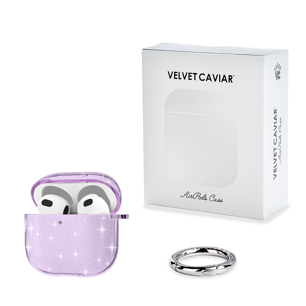 Lilac Stardust AirPod Case