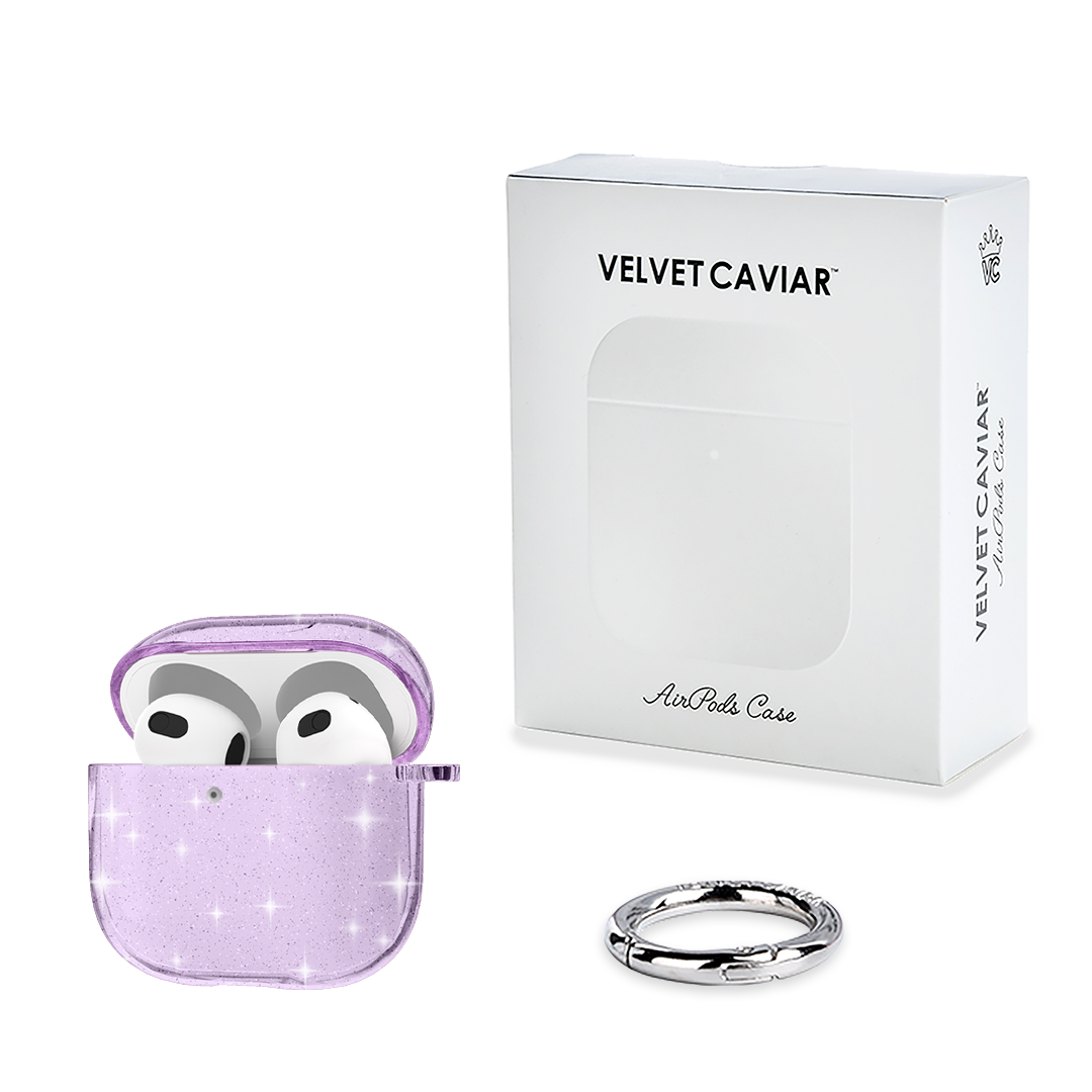 Lilac Stardust AirPod Case