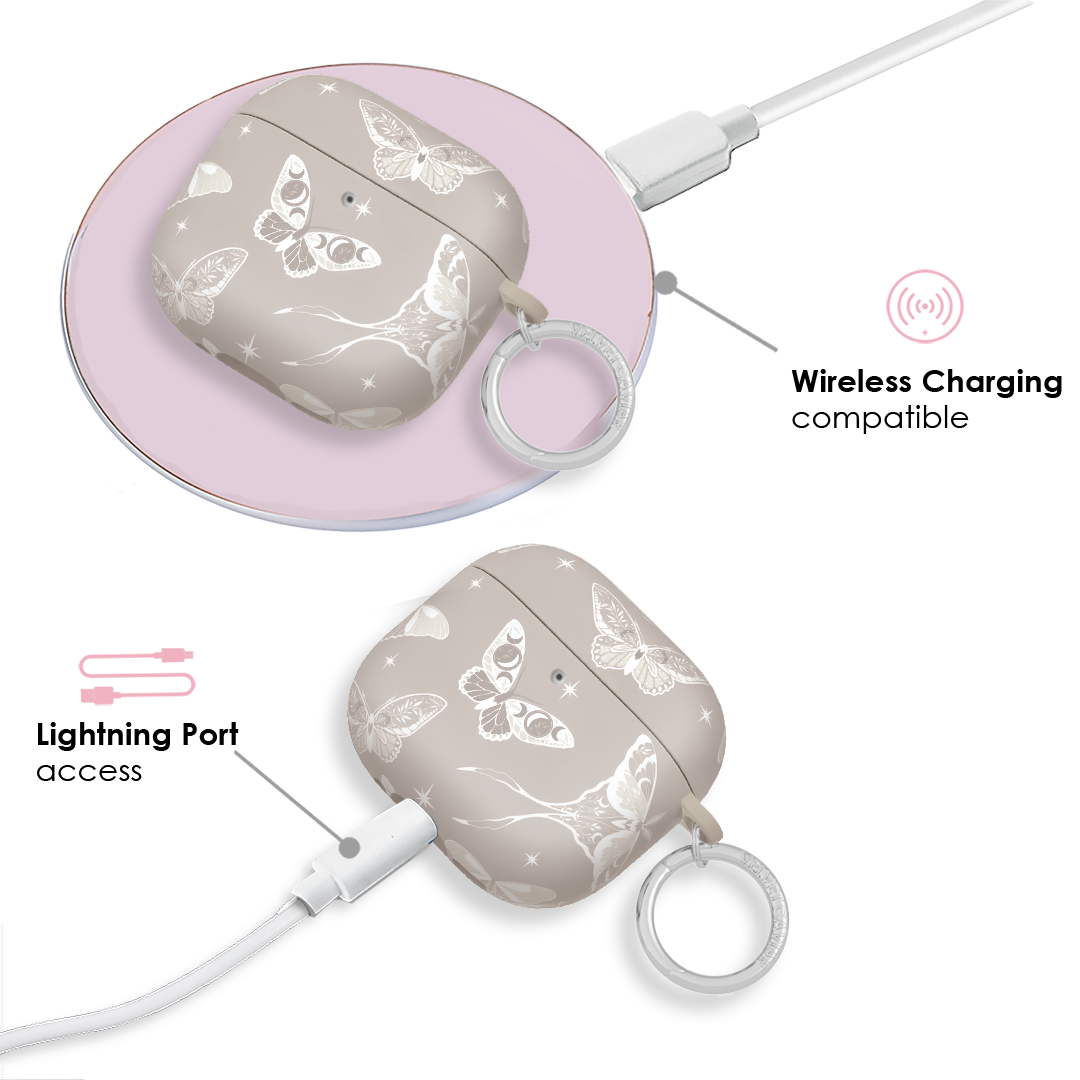 Moonlight Moths AirPods Case