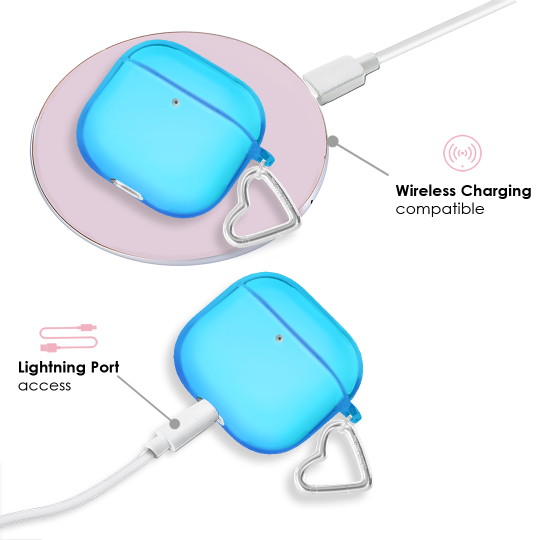 Neon Blue AirPod Case