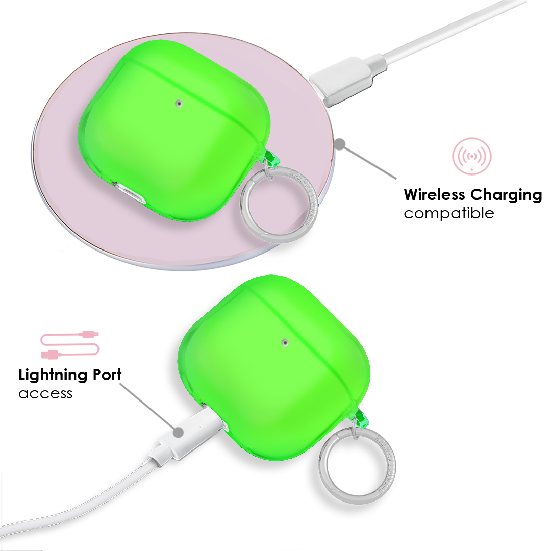Neon Green AirPods Case