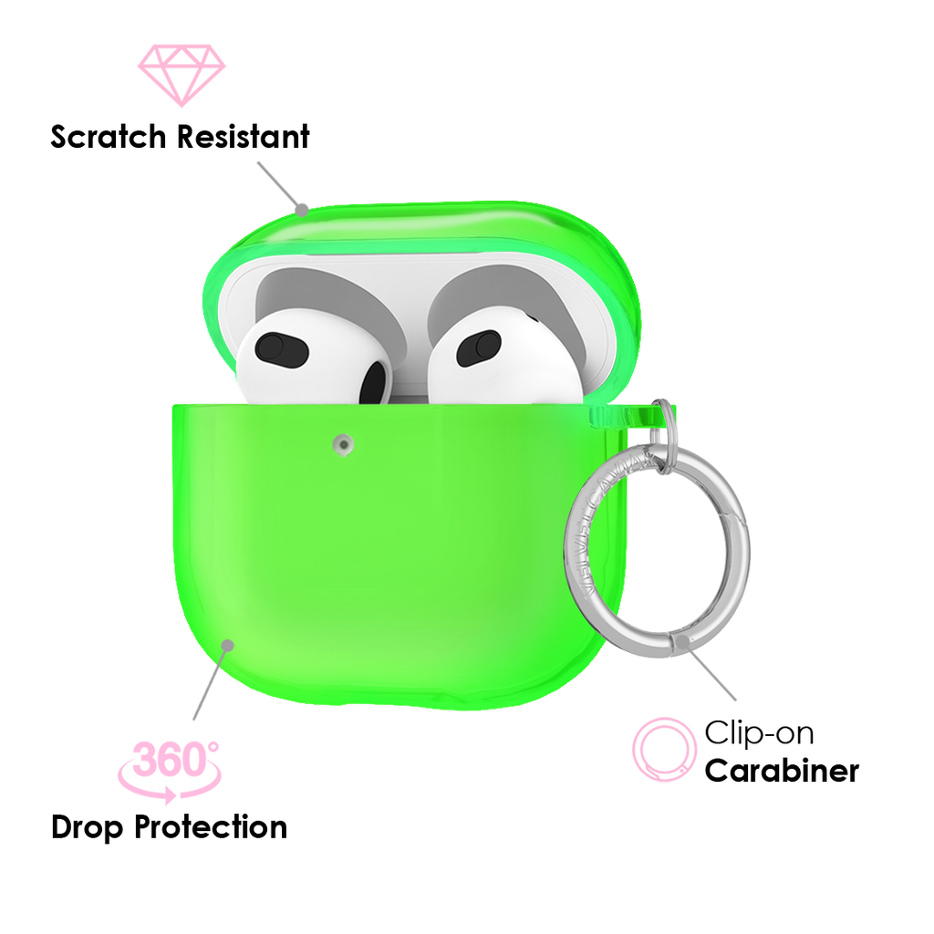 Neon Green AirPods Case