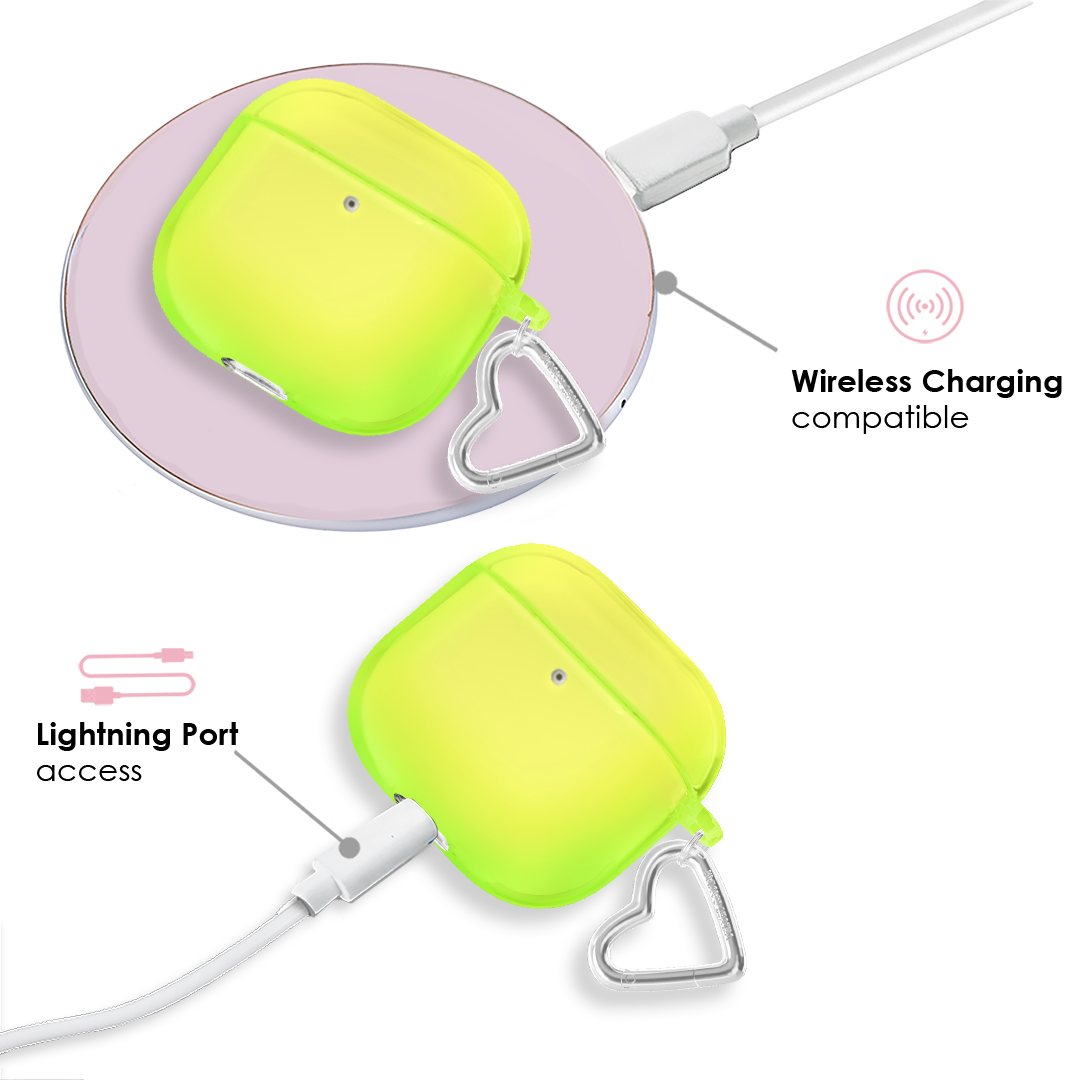 Neon Yellow AirPods Case