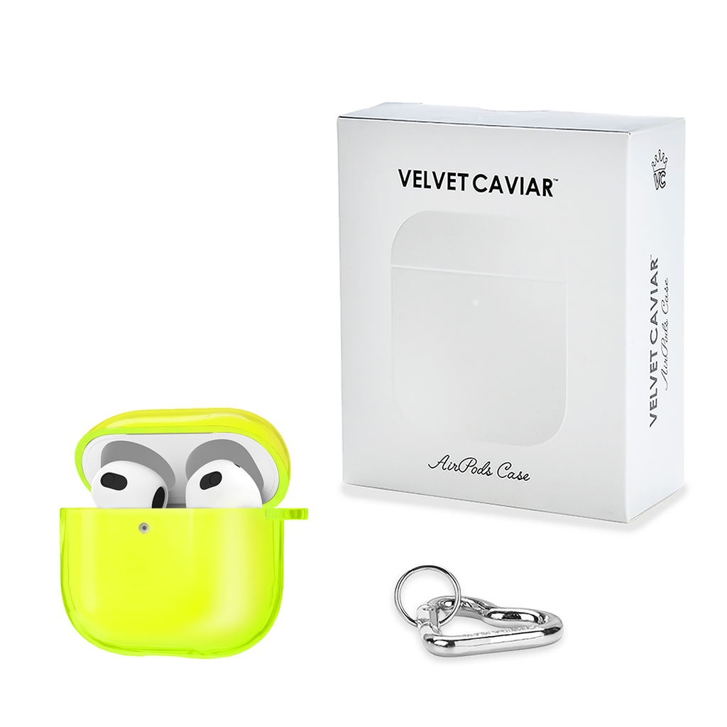 Neon Yellow AirPods Case